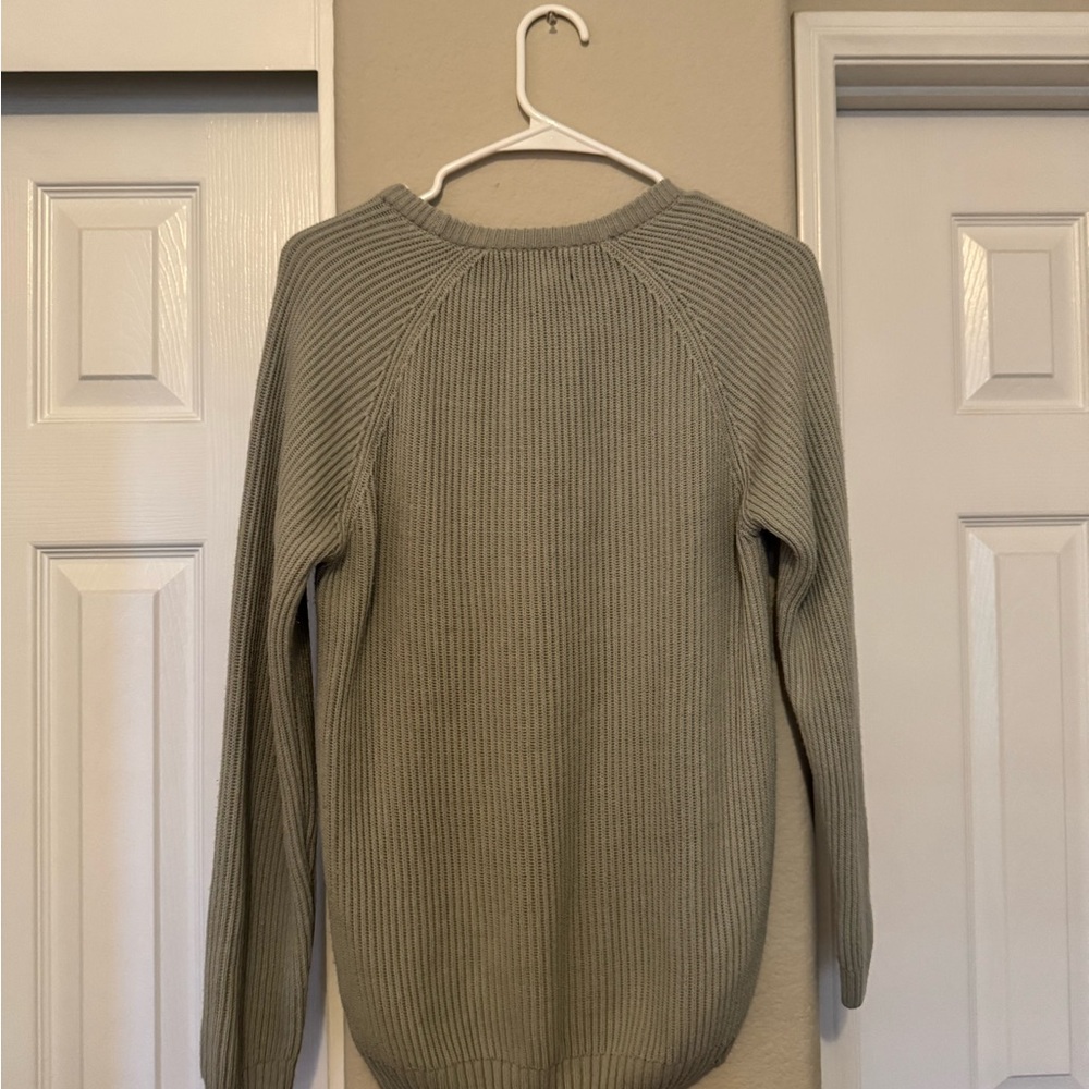 ASOS Light Gray Ribbed Sweater - Picture 3 of 3